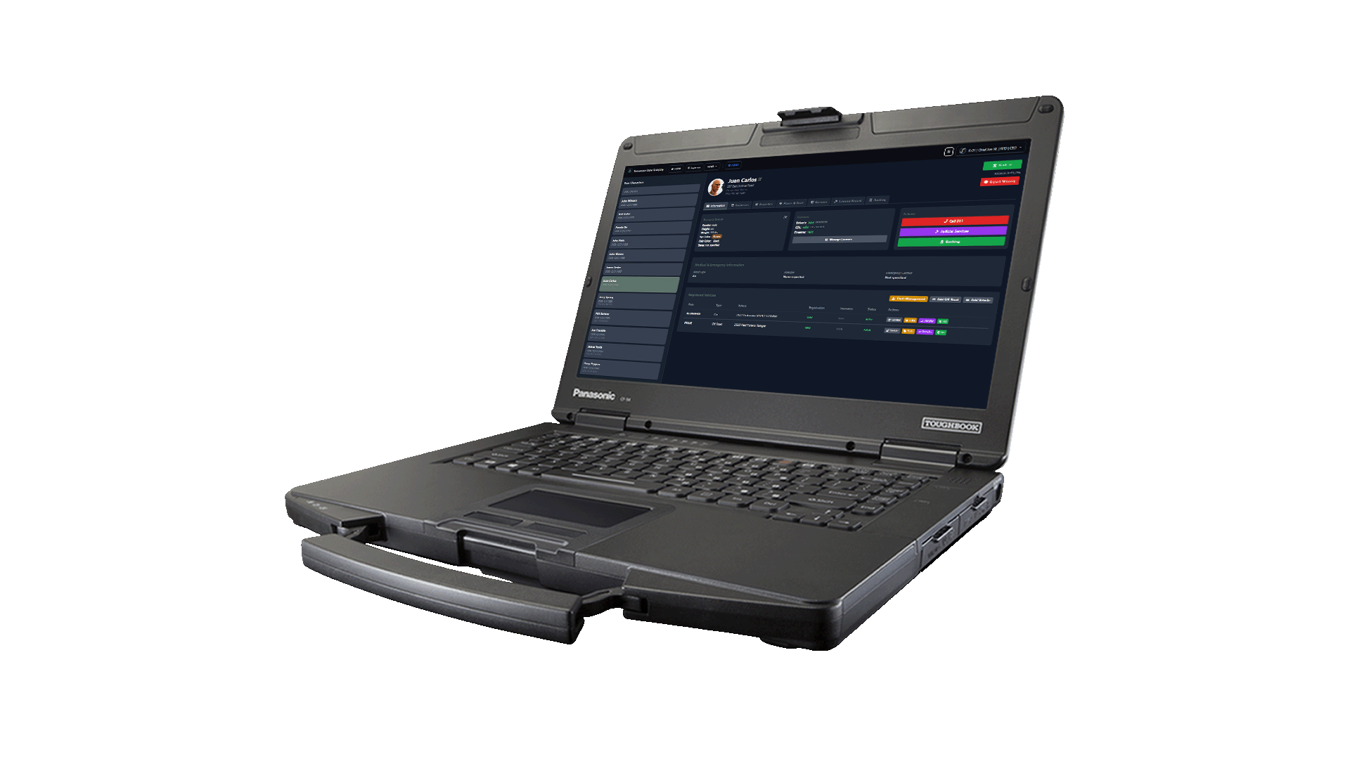FiveM CAD civilian portal - characters, vehicles, firearms and licenses